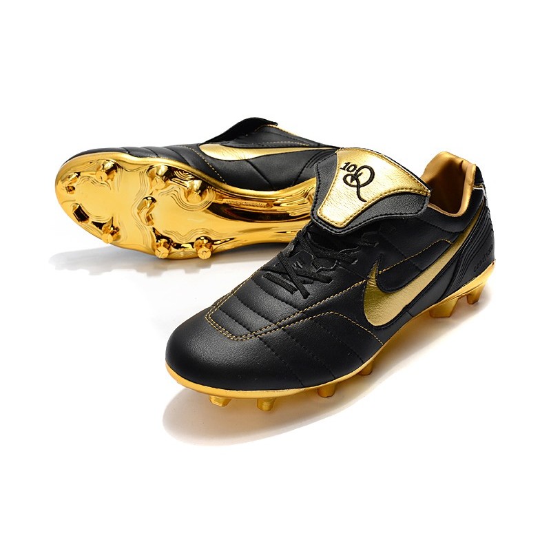 Nike Tiempo Legend R Elite FG Černá Zlato